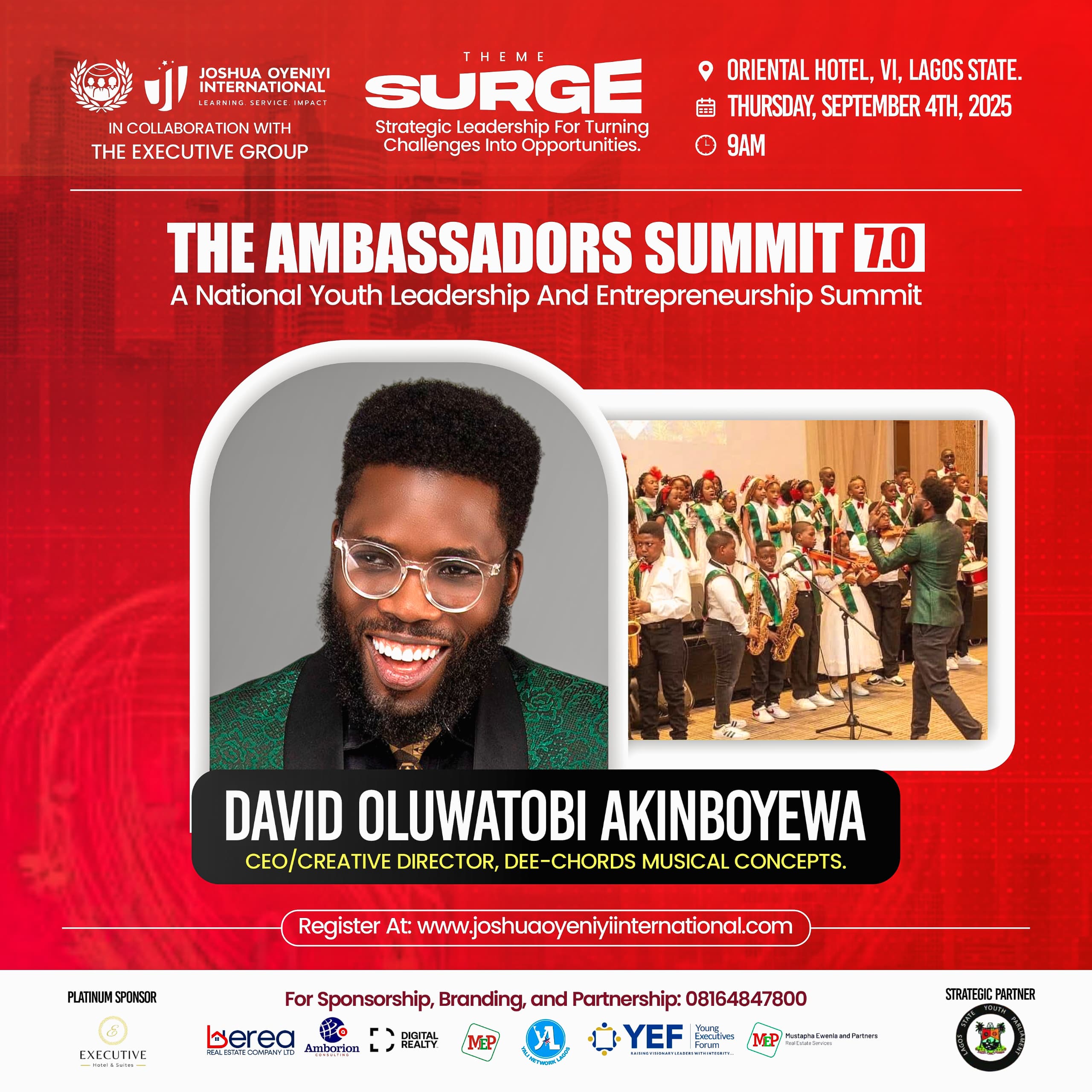 Dee-Chords Unveils Official Theme Song Rise Africa! Rise for The Ambassadors Summit 7.0”